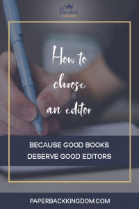 How To Choose An Editor